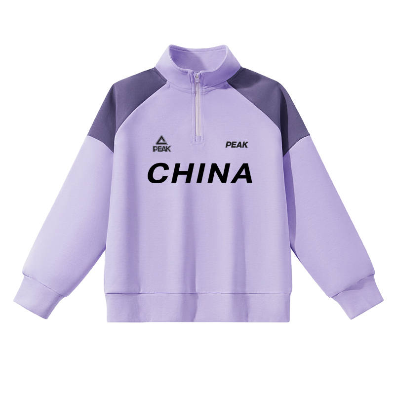 PEAK PEAK Kids Sweatshirts Half Open Collar Moderate