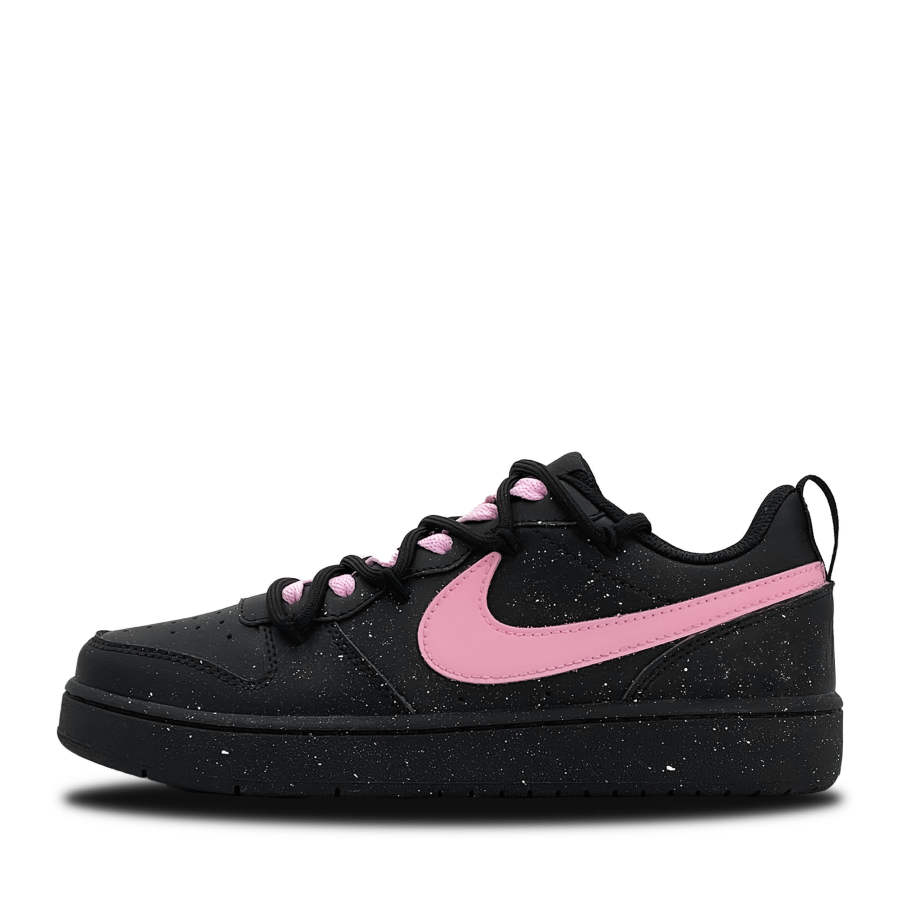 Nike Nike Court Borough Black Sand Pink Star Synthetic Leather Slip Resistant Abrasion Resistant Low top Skateboard Shoes