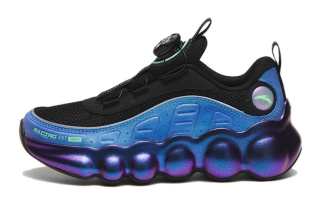 Antakids Abrasion Resistant Low top Casual Shoes Black Blue Teenagers