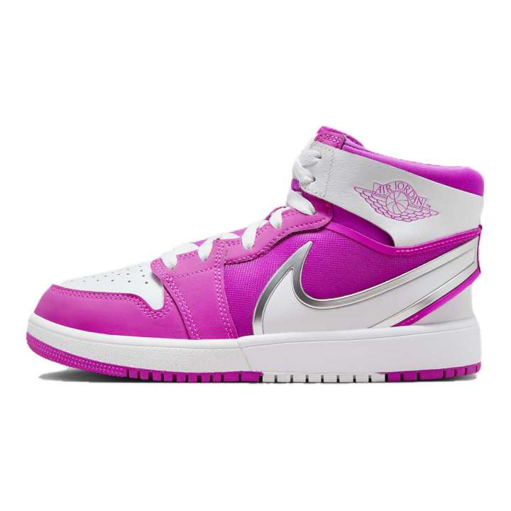Jordan Jordan Air Jordan 1 Mid top Basketball Shoes Pink White Unisex