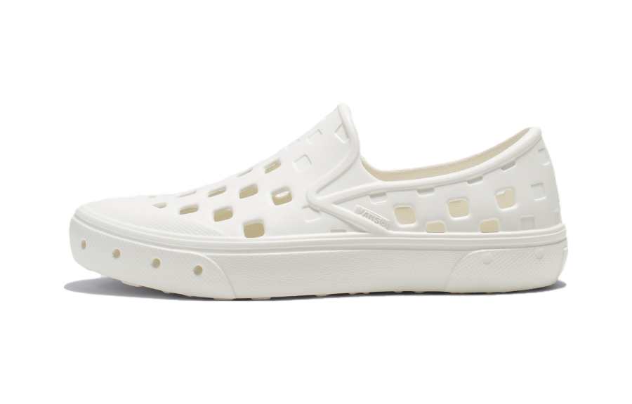 Vans Slip on Abrasion Resistant Breathable Abrasion Resistant Breathable Children's Sandals White