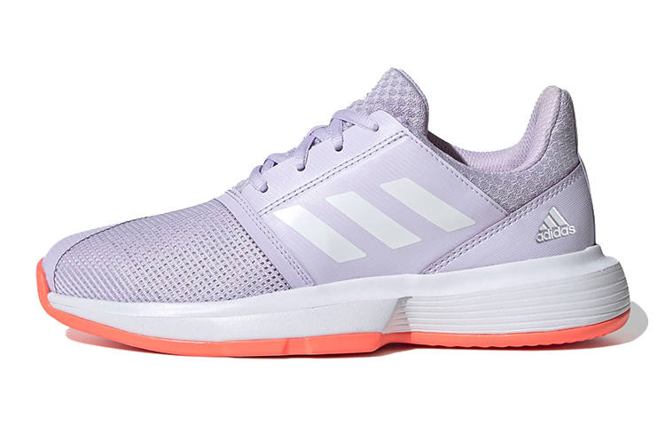 Adidas Adidas CourtJam J Breathable Kids' Training Shoes Purple White Teenagers