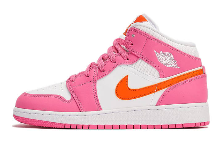 Jordan Air Jordan 1 Mid GS 'Pinksicle Orange'