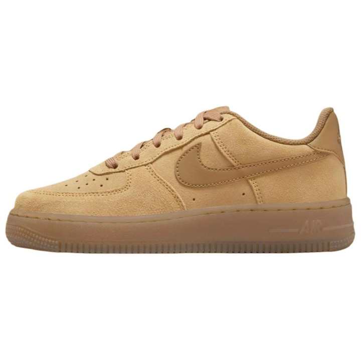 Nike Nike Air Force 1 Leather Low top Skateboard Shoes Brown Unisex