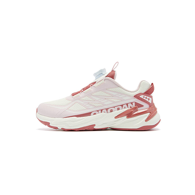 QIAODAN Synthetic Leather, Textile Slip Resistant, Abrasion Resistant, Breathable, Lightweight Cushioning Low top