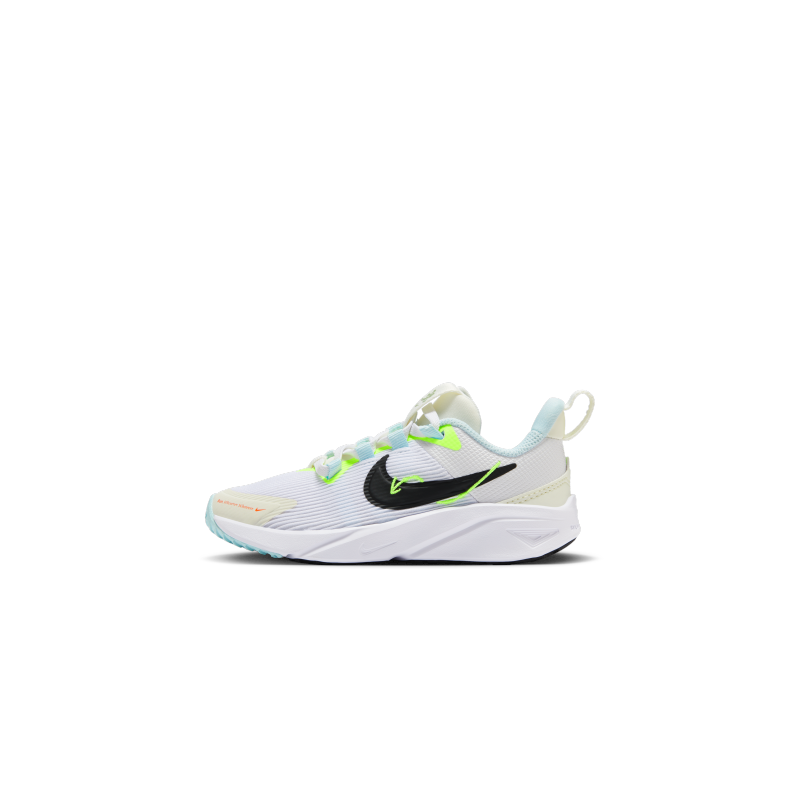 Nike Nike Star Runner 4 Abrasion Resistant Low top Kids Lifestyle Shoes White Kids'