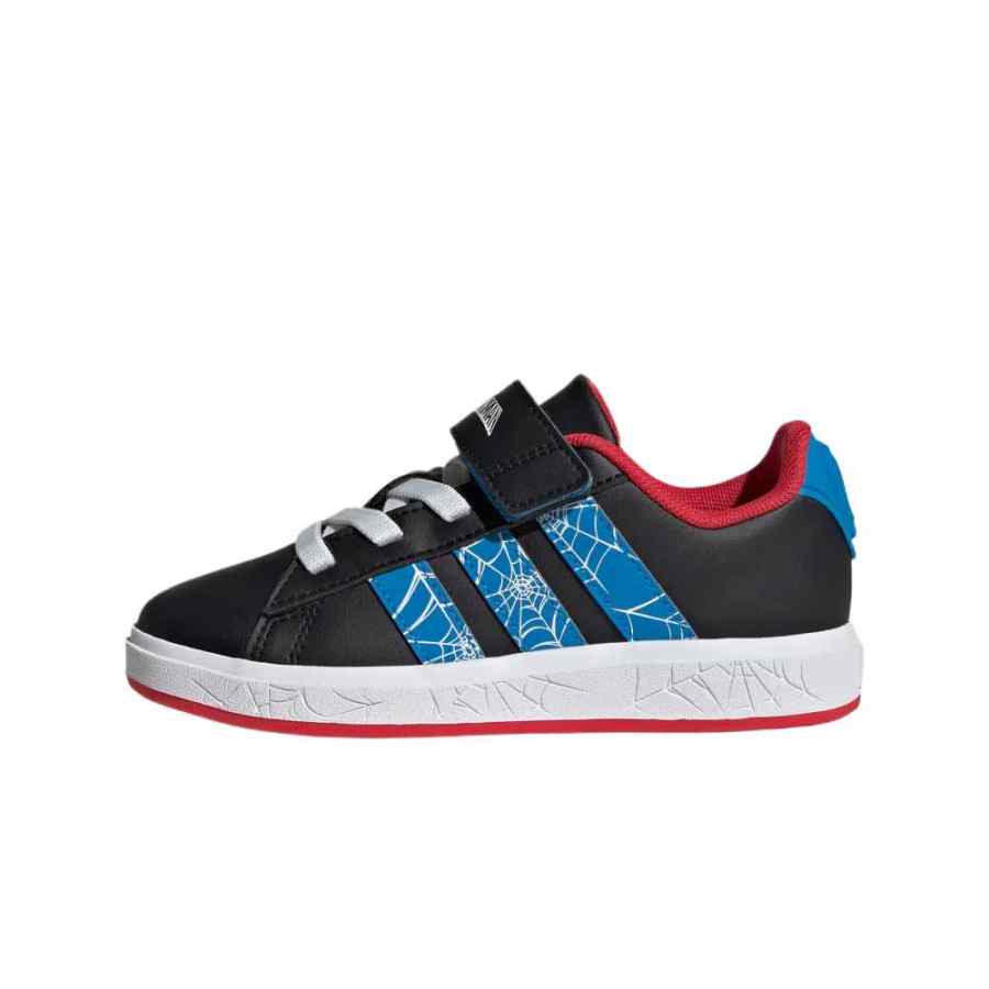 Adidas MARVEL x Adidas GRAND COURT Low top Casual Shoes Black Blue Kids'
