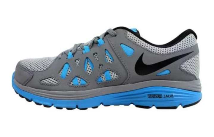 Nike Nike Dual Fusion Run 2 Low top Running Shoes Gray Blue Unisex