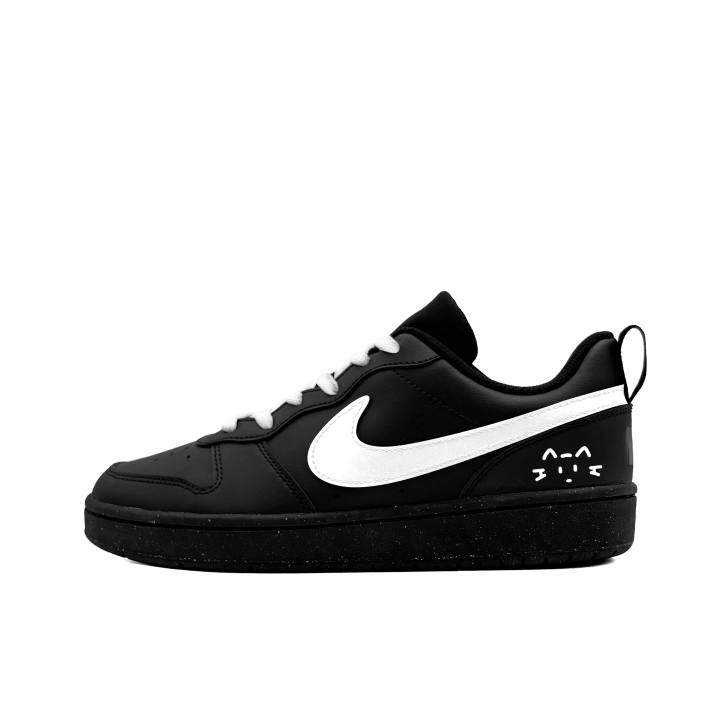 Nike Nike Court Borough Kitten Leather Slip Resistant Abrasion Resistant Slip Resistant Abrasion Resistant Low top