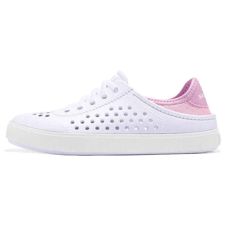 Skechers Kids Synthetic Leather Abrasion Resistant, Breathable, Slip Resistant