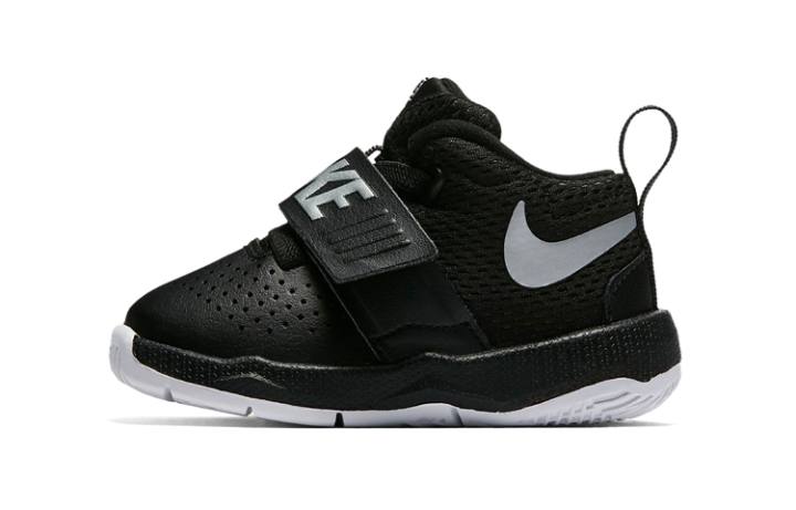 Nike Nike Team Hustle D 8 Comfortable Cushioning Abrasion Resistant Support Low top Toddler Shoes Black Infant And Toddler