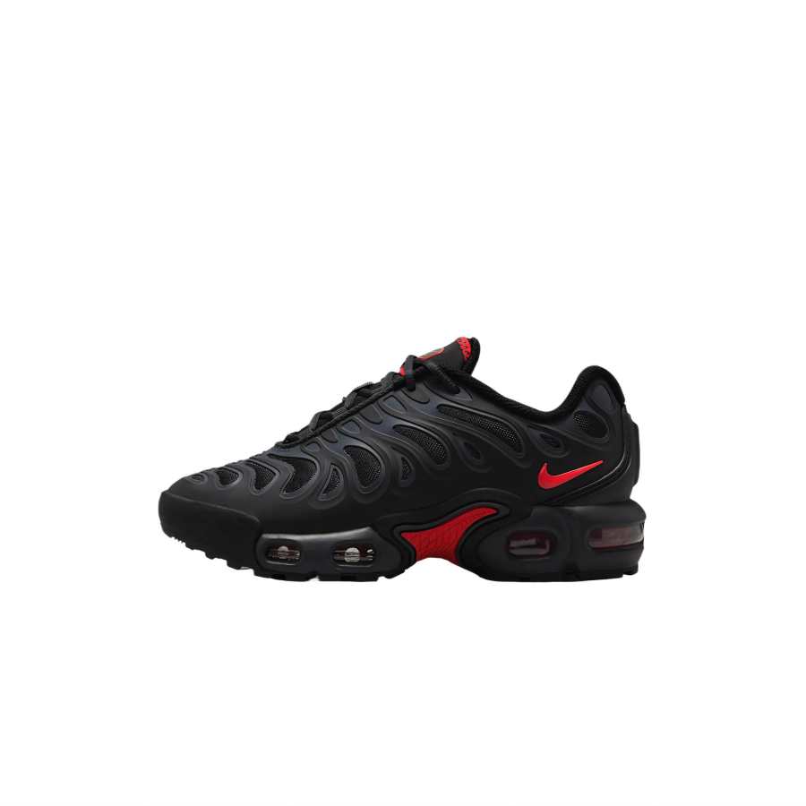Nike Nike Air Max Plus Low top Casual Shoes Black/Dark Smoke Gray/University Red Unisex