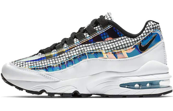 Nike Nike Air Max 95 LV8 White Blue Glaze Black GS