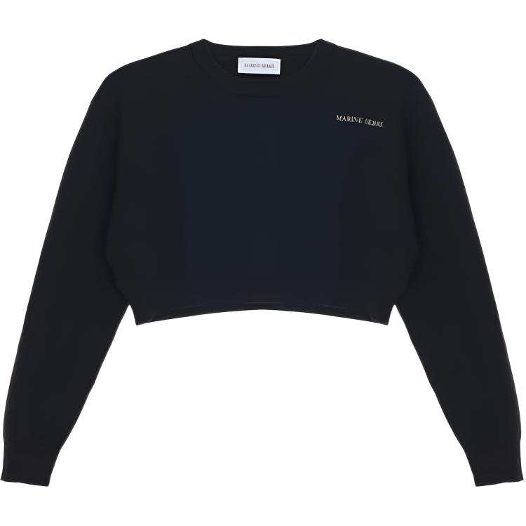 Marine Serre black sweater