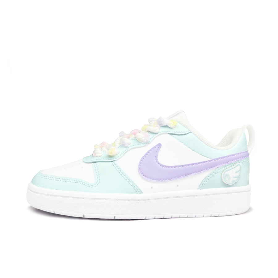 Nike Nike Court Borough Frosted Peach Berry Leather Slip Resistant And Breathable Slip Resistant And Breathable Low top