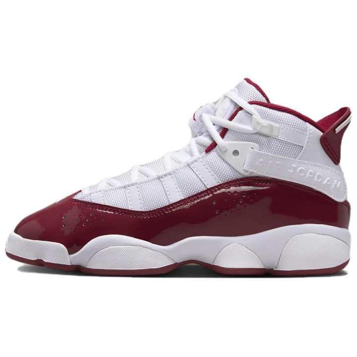 Jordan Jordan Air Jordan 6 Rings Low top Basketball Shoes Red White Unisex