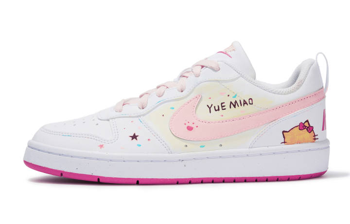 Nike Nike Court Borough Kitten Leather Slip Resistant Abrasion Resistant Slip Resistant Abrasion Resistant Low top