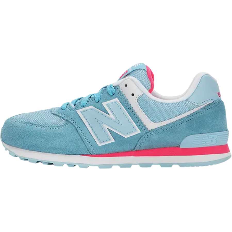 New Balance New Balance NB 574 Comfortable And Lightweight Low top Kids' Running Shoes Light Blue Unisex