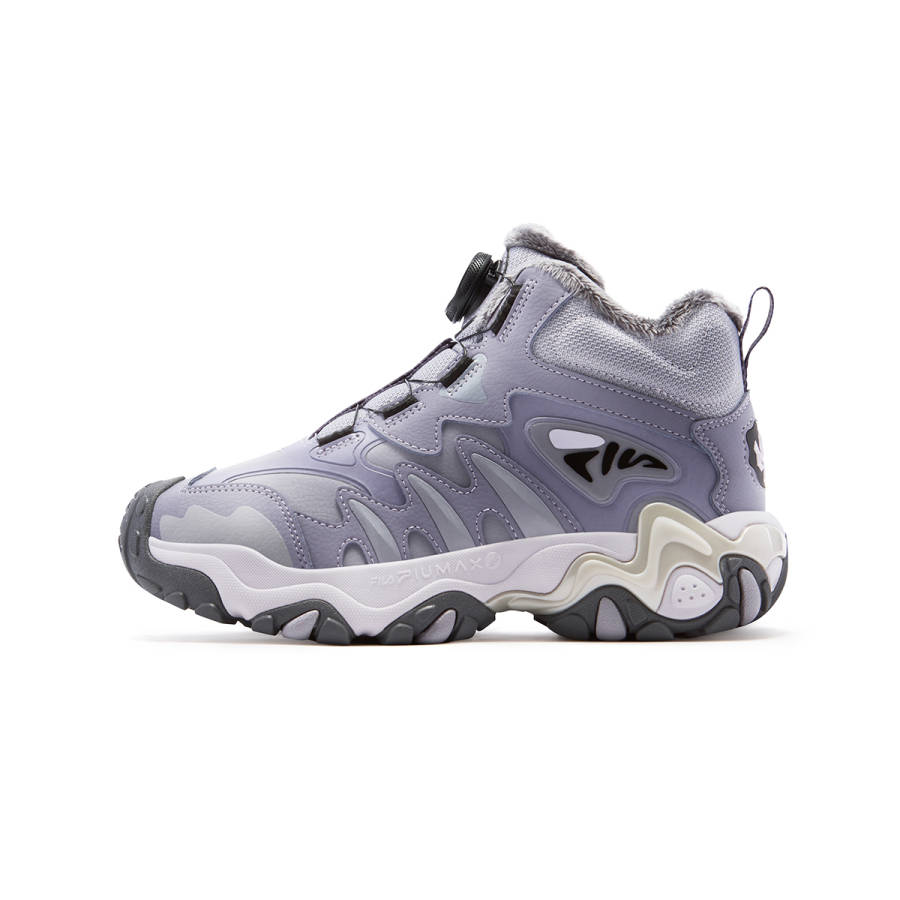 FILA KIDS PERFORMANCE FPH TGR5 MID/Tiger Claw 5 Fleece Lined, Comfortable Eco Friendly, Light Technology, Foot Feel