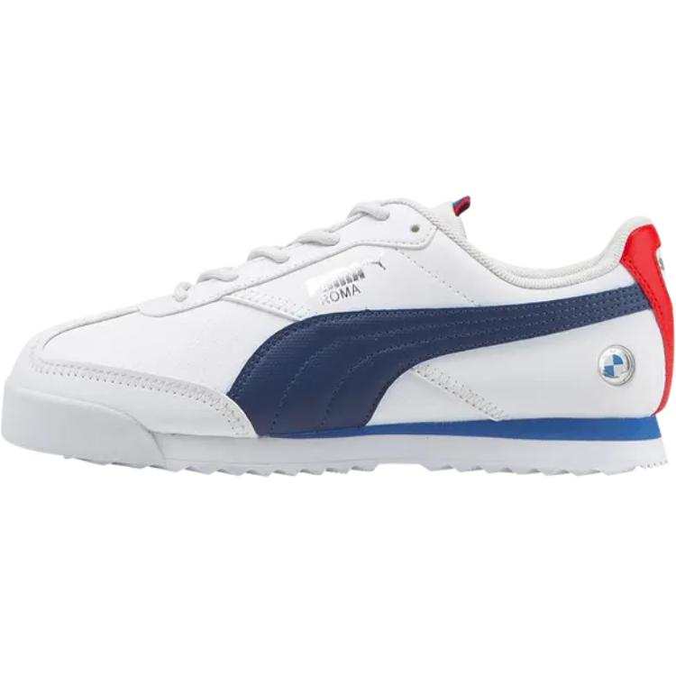PUMA BMW Motorsport x PUMA Roma Low top Kids Lifestyle Shoes White Blue Red Teenagers
