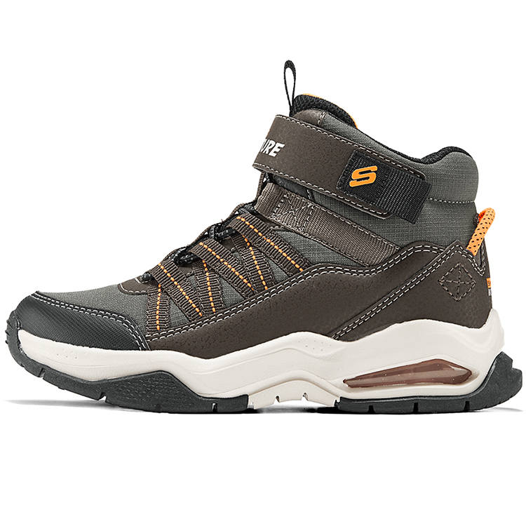 Skechers Comfortable Abrasion Resistant Thermal High top Kids Lifestyle Shoes Brown Kids'