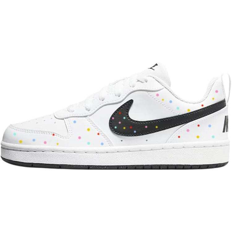 Nike Nike Court Borough Garden Baby Synthetic Leather Abrasion Resistant Low top Kids' Skateboarding Shoes Multicolor