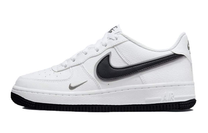 Nike Nike Air Force 1 Leather Low top Skateboard Shoes White Black Unisex