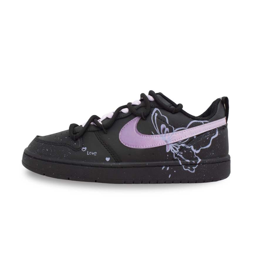 Nike Nike Court Borough Leather Slip Resistant Cushioning Slip Resistant Cushioning Low top Kids' Skateboarding Shoes