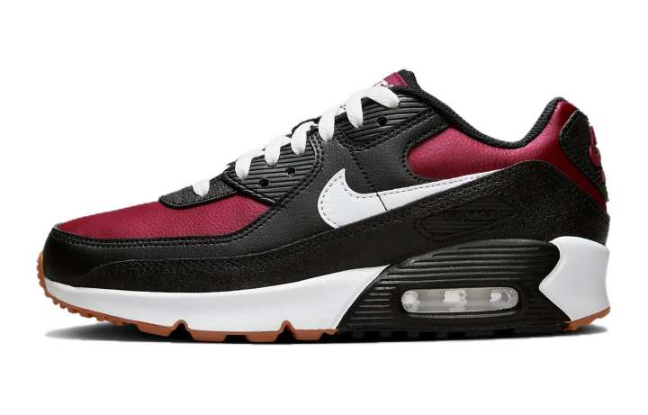 Nike Nike Air Max 90 Leather GS 'Black Team Red'