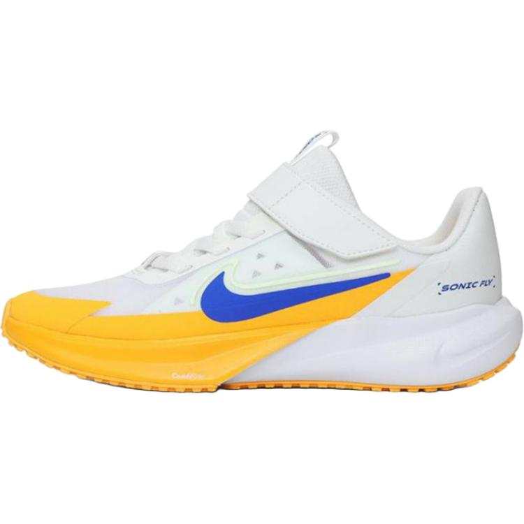 Nike Nike SONIC FLY Low top Kids' Running Shoes White/Yellow Kids'