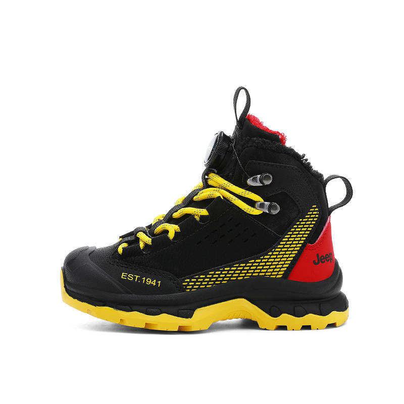 Jeep Synthetic Leather Slip Resistant, Abrasion Resistant, Thermal High top Casual Shoes Kids'