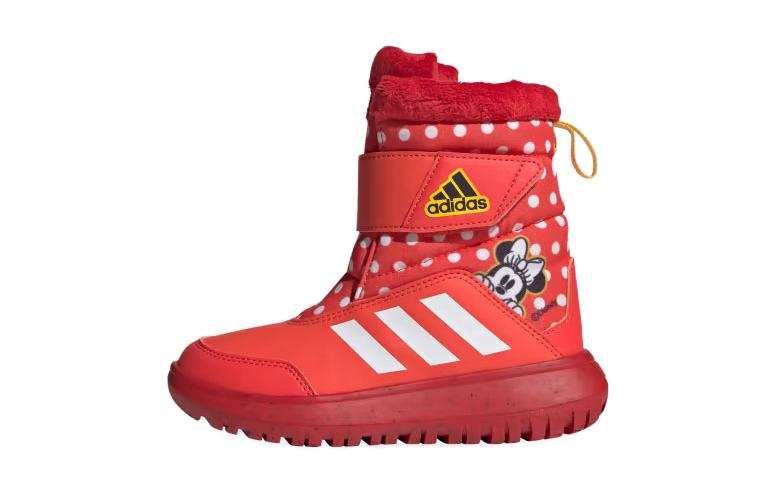 Adidas Disney x Adidas WINTERPLAY Slip Resistant Thermal Slip Resistant Thermal Knee High Kids' Boots Red Kids'
