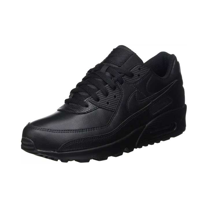 Nike Nike Air Max 90 Leather Triple Black GS