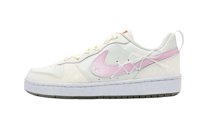Nike Nike Court Borough Maris Sal Dala Synthetic Leather Slip Resistant Abrasion Resistant Low top Kids' Skateboarding Shoes