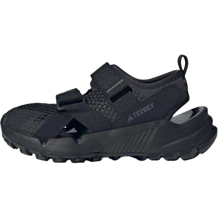 Adidas Adidas Terre Slip Resistant Abrasion Resistant Low top Children's Sandals Black Teenagers
