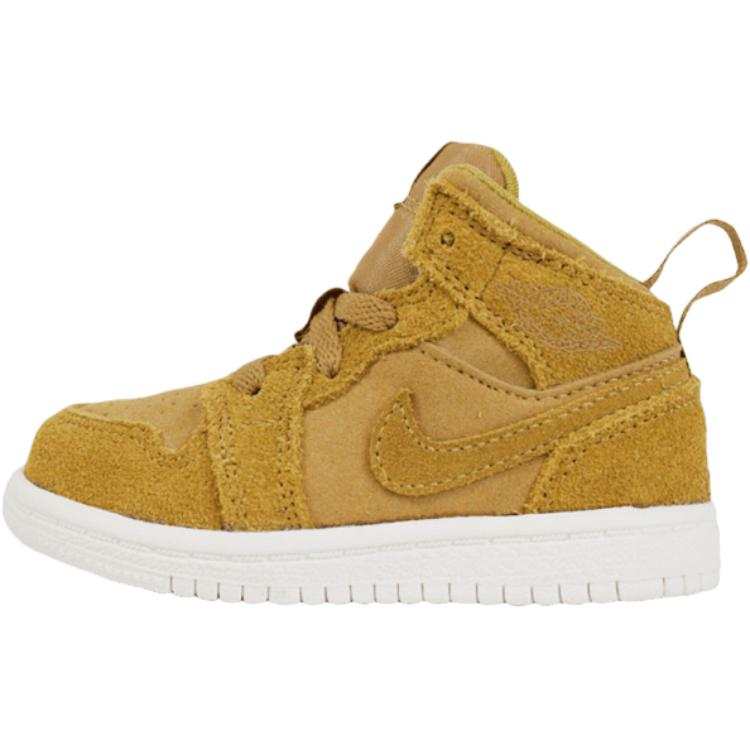 Jordan Jordan Air Jordan 1 Leather Mid top Toddler Shoes Brown Infant And Toddler