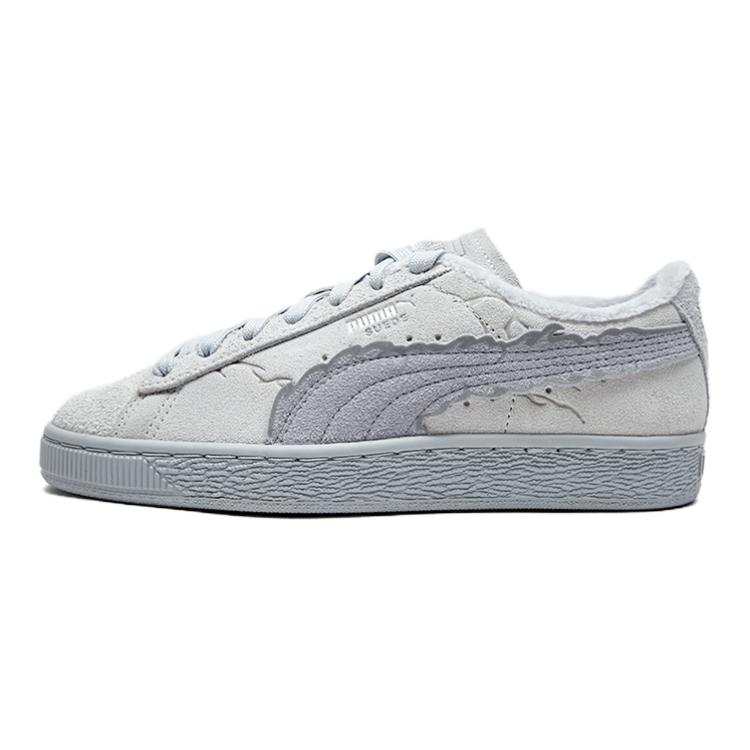 PUMA ONE PIECE x PUMA Abrasion Resistant Low top Kids' Skateboarding Shoes Gray
