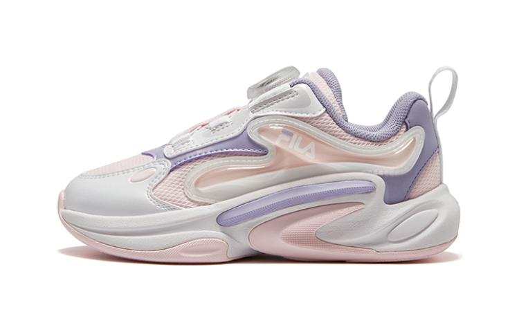 FILA KIDS Sports Abrasion Resistant Low top Kids' Running Shoes Pink White Children Aged 3 7 Years Old