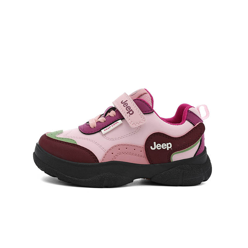 Jeep Running Collection Low top Running Shoes Purple Garden Red/Snowflake Pink Kids'