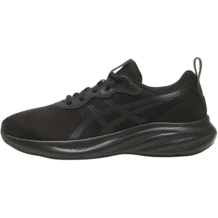 ASICS Lazerbeam Breathable Cushioning Anti Kick Low top Kids' Running Shoes Black Unisex