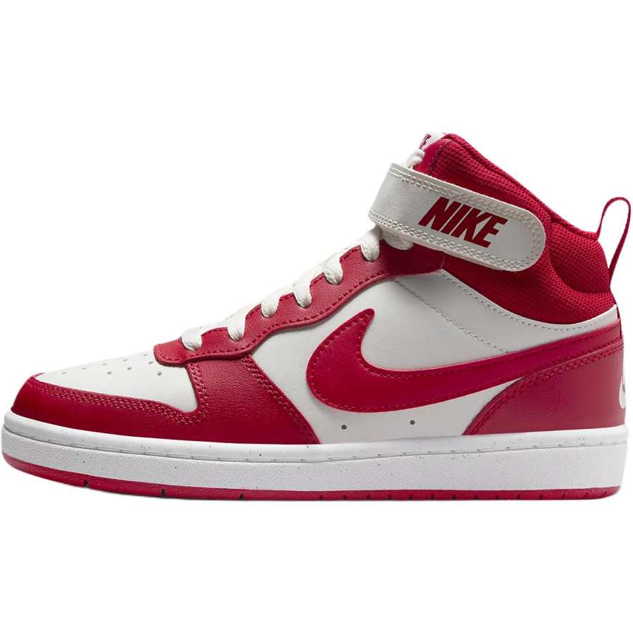 Nike Nike Court Borough 2 Mid top Skateboard Shoes Red Unisex