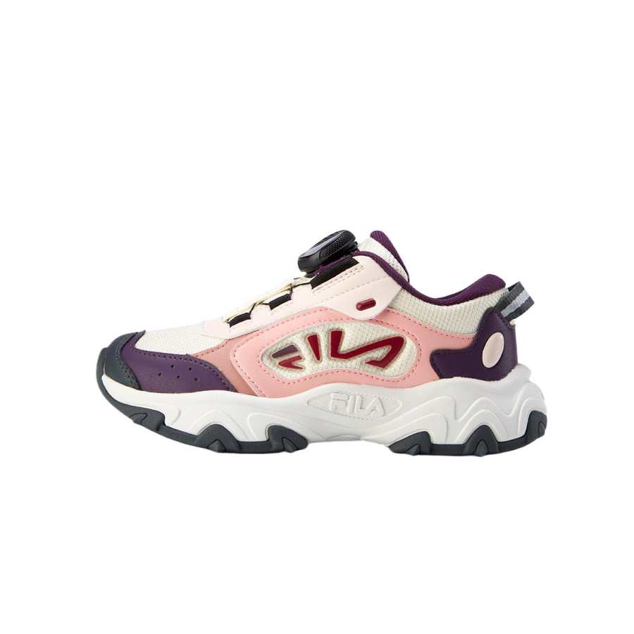 FILA KIDS BOA Low top Kids Lifestyle Shoes Antique White/Shadow Purple Kids'