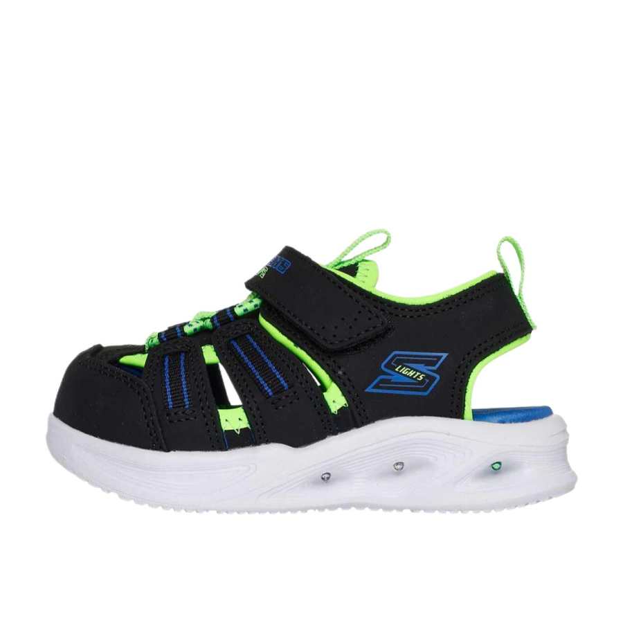 Skechers Kids Synthetic Leather Rebound Breathable Lightweight Cushioning Balance