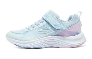 Skechers Kids Breathable Low top Kids' Running Shoes Light Blue Pink