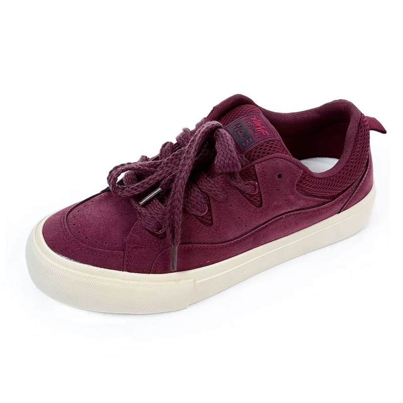QIQUDUCK Height Increasing Abrasion Resistant Height Increasing Abrasion Resistant Low top Skateboard Shoes Unisex
