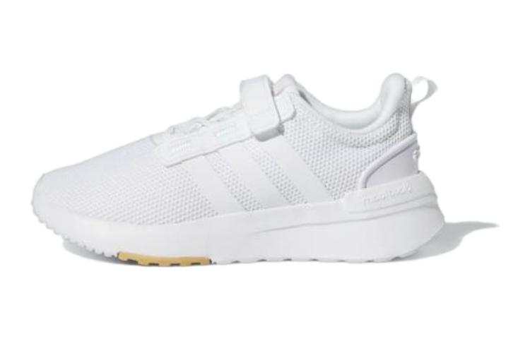 Adidas Adidas Racer Tr 21 Lace Up Slip Resistant Abrasion Resistant Mid top Kids' Running Shoes White Kids'