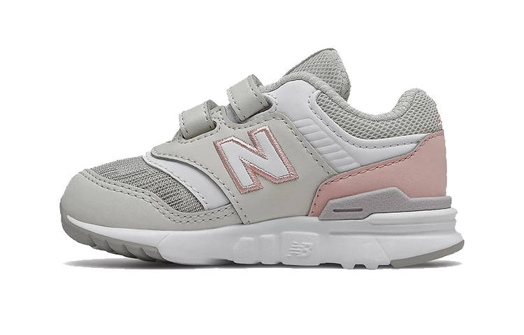 New Balance New Balance NB 997H Slip Resistant Cushioning Abrasion Resistant Breathable Low top Toddler Shoes Gray Pink