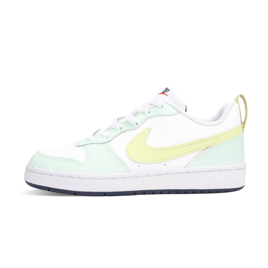 Nike Nike Court Borough Pear Blossom Season Low top Kids' Skateboarding Shoes Green Teenagers