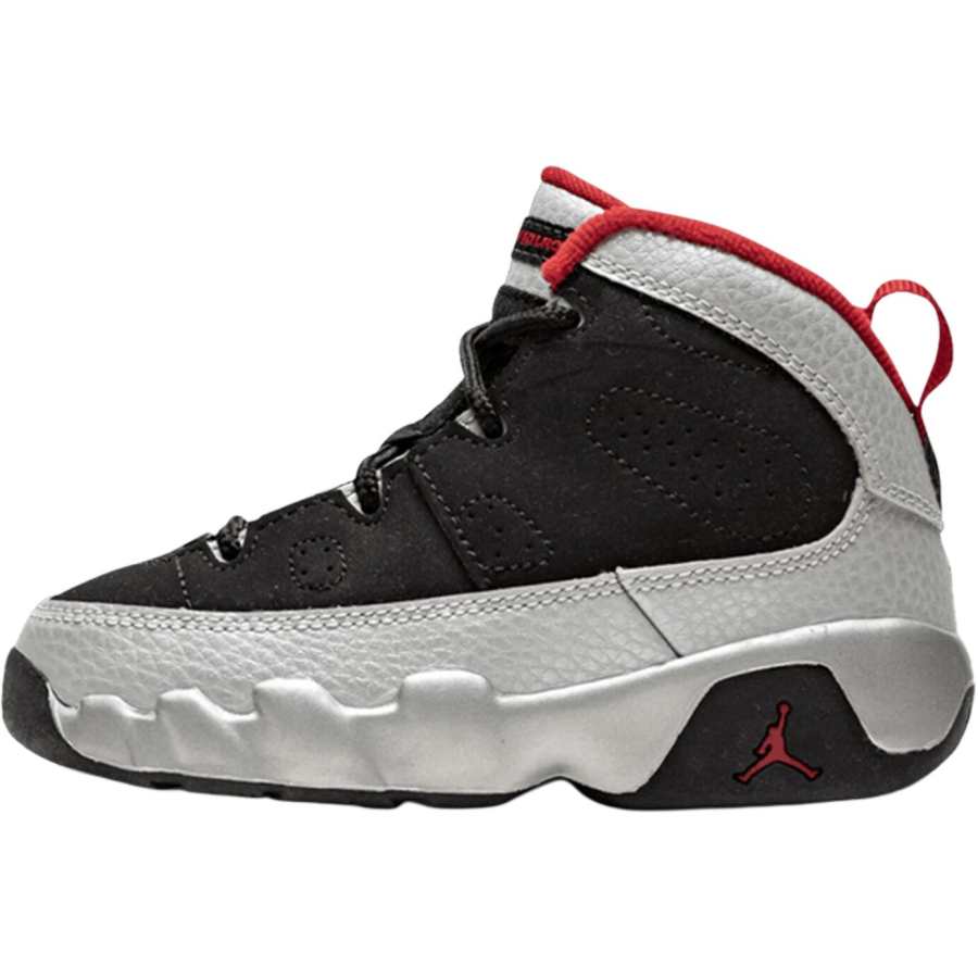 Jordan Jordan Air Jordan 9 Abrasion Resistant Mid top Toddler Shoes White Black Infant And Toddler