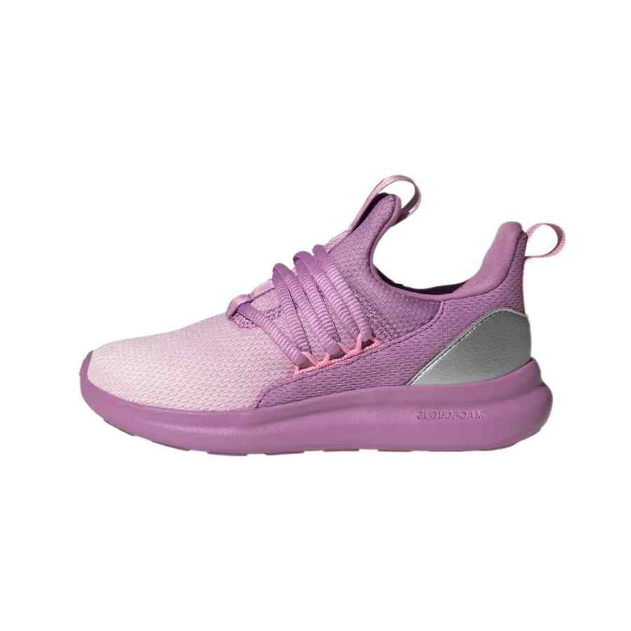 Adidas Adidas LITE RACER ADAPT 7.0 Fabric Lightweight Cushioning Low top Kids' Training Shoes Pink Purple Kids'